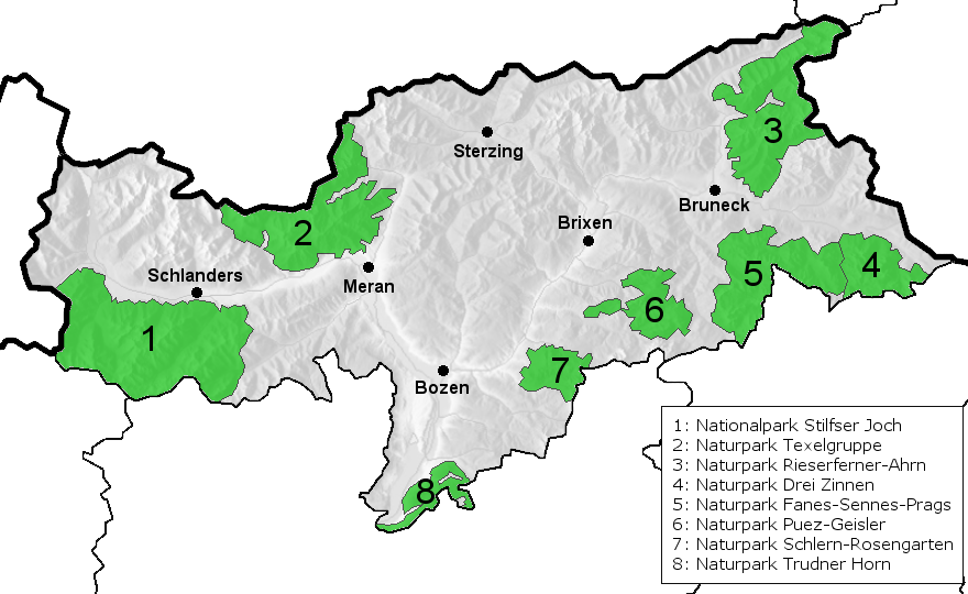 Quelle: Wikipedia https://de.wikipedia.org/wiki/Naturpark_Drei_Zinnen